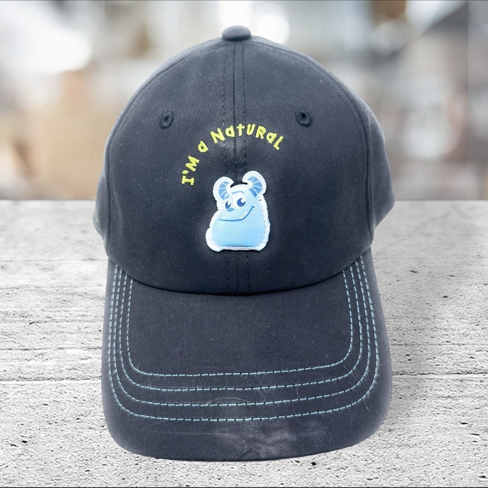 Miniso Monsters Inc Sulley Hat Unisex OS Black Blue Disney Pixar Strapback Cap